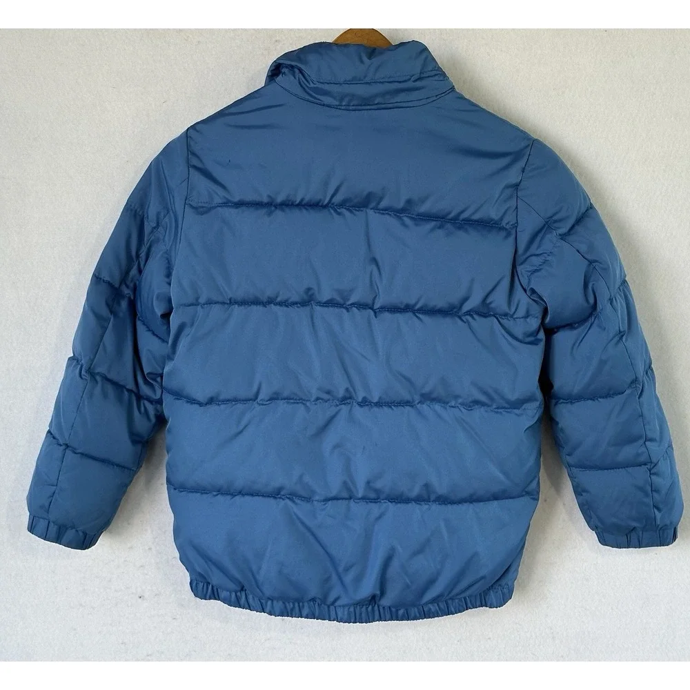 Gap Primaloft Puffer Ski Jacket Winter Boy's Blue Sz Small Pockets